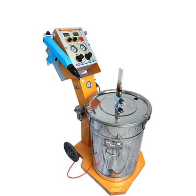 110V इलेक्ट्रोस्टैटिक पाउडर कोटिंग स्प्रे मशीन 600g/min अधिकतम पाउडर इंजेक्शन के साथ
