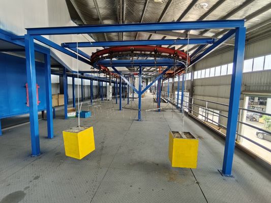 स्टील सब्सट्रेट कोटिंग के लिए अनुकूलित पाउडर कोट पेंट लाइन उच्च सटीकता
