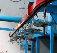 1.2 मिमी स्टील स्वचालित पाउडर कोटिंग लाइन हाई स्पीड इंडस्ट्रियल पाउडर कोटिंग सिस्टम
