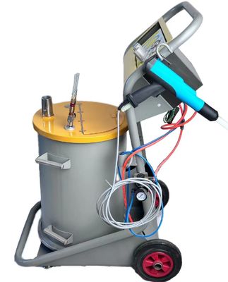110V/220V वोल्टेज पेंट स्प्रे बूथ स्टील सब्सट्रेट कोटिंग के लिए पाउडर कोटिंग सिस्टम