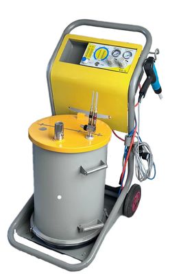110V/220V वोल्टेज पेंट स्प्रे बूथ स्टील सब्सट्रेट कोटिंग के लिए पाउडर कोटिंग सिस्टम