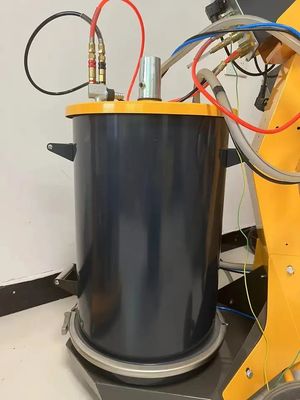 50W पावर इंडस्ट्रियल पाउडर कोटिंग बूथ मशीन ऑटोमैटिक स्प्रे सिस्टम डिजाइन के साथ