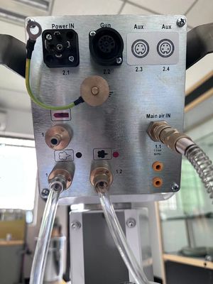 110V/220V के साथ स्टील सब्सट्रेट उच्च वोल्टेज इलेक्ट्रोस्टैटिक पाउडर कोटिंग मशीन