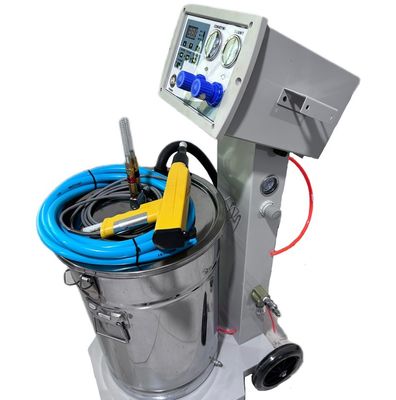 220V 50W पाउडर कोटिंग स्प्रे गन वैक्यूम अनुशोषण धातु इलेक्ट्रोस्टैटिक पाउडर पेंटिंग मशीन