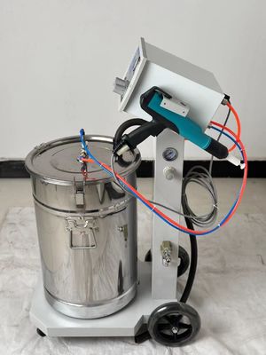28 किलोग्राम वजन Gema Optiflex 2B इलेक्ट्रोस्टैटिक मैनुअल पाउडर कोटिंग फास्ट कलर चेंज सिस्टम