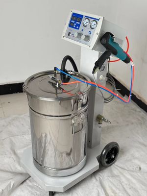 28 किलोग्राम वजन Gema Optiflex 2B इलेक्ट्रोस्टैटिक मैनुअल पाउडर कोटिंग फास्ट कलर चेंज सिस्टम