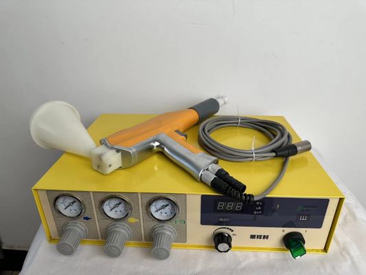 Casio Elektro Statik Boya स्टील सब्सट्रेट पाउडर कोटिंग गन कंपन अवशोषण के साथ
