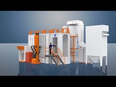 120 मिमी इन्सुलेशन मोटाई स्टील सब्सट्रेट कस्टम असेंबली लाइन पाउडर कोटिंग मशीन